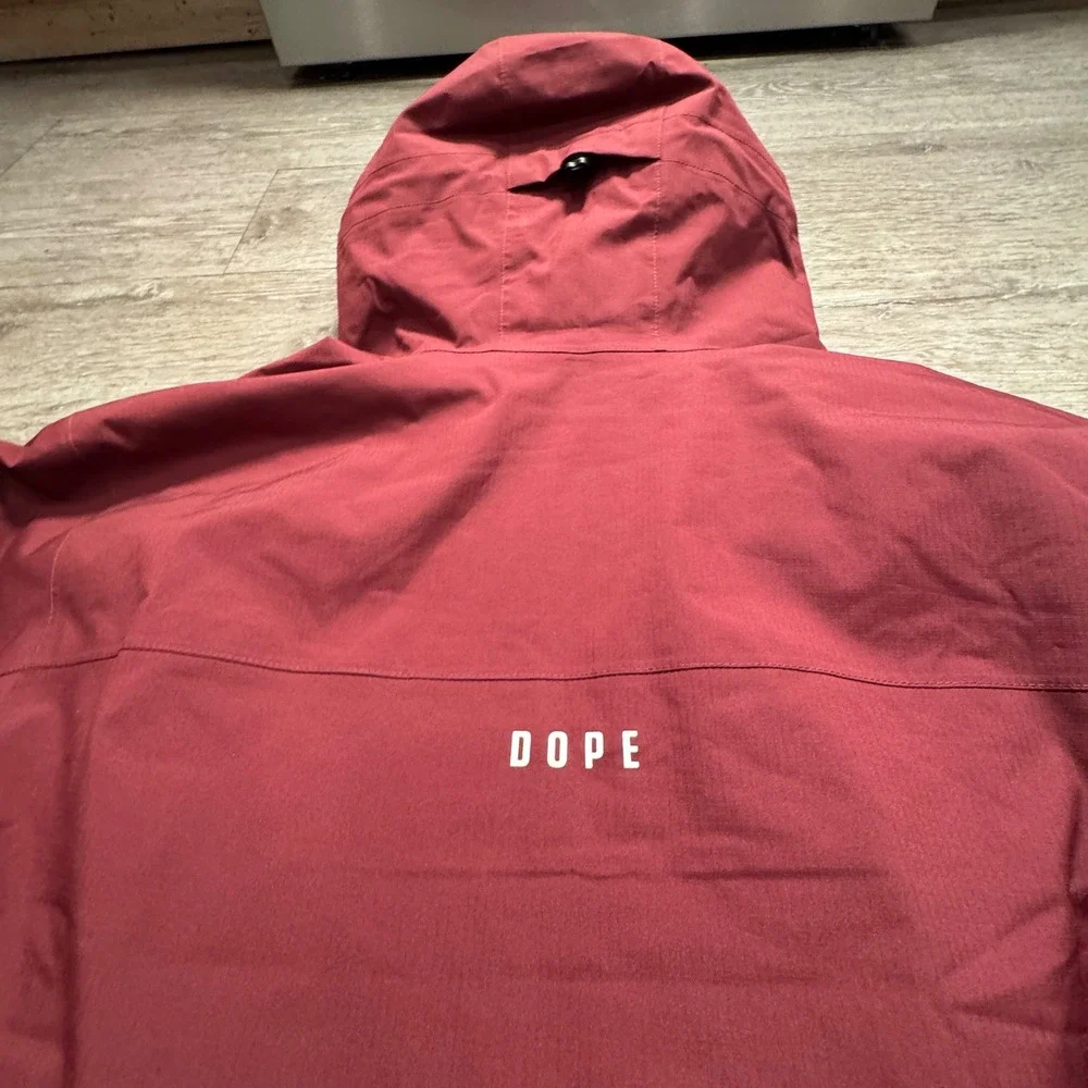 Dope Jacket Mens M Burgundy Vertex Ski Snow Snowboard Winter Coat Gorpcore Logo
